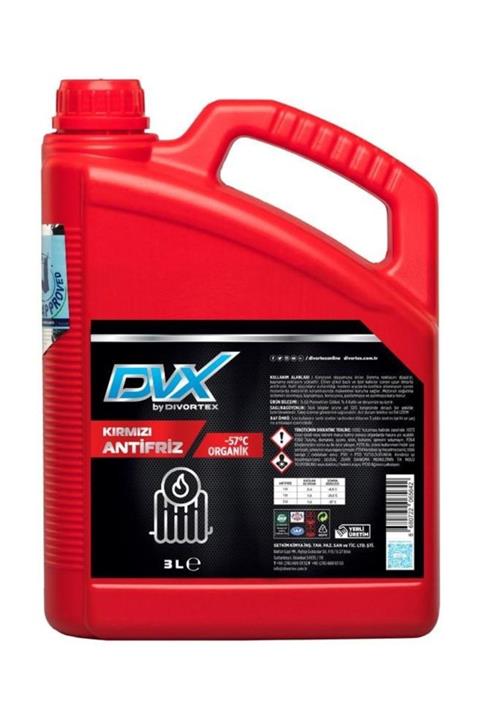 Divortex DVX -57° Organik Kırmızı Antifriz 3 Lt.