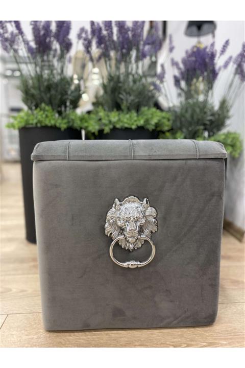 Önder Concept Gri Aslan Detaylı Puf