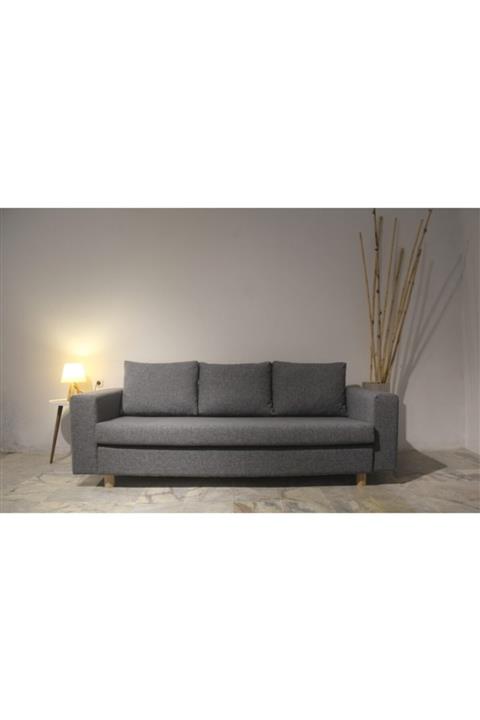 HAMMAK Koala Sofa Kanepe Koyu Gri Keten