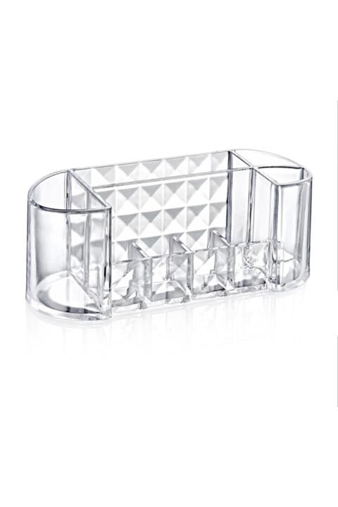 Box Up Diamond Oval Organizer Makyaj Ürün Düzenleyici