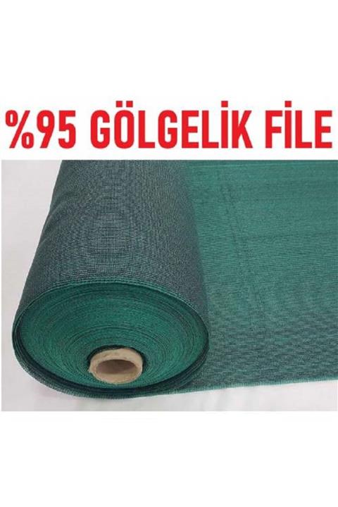 Ekonet Gölgeleme Filesi %95 Güneşi Keser %5 Geçirir Koruyucu Gölgelik Örtü File En: 1,5m - Boy: 80m