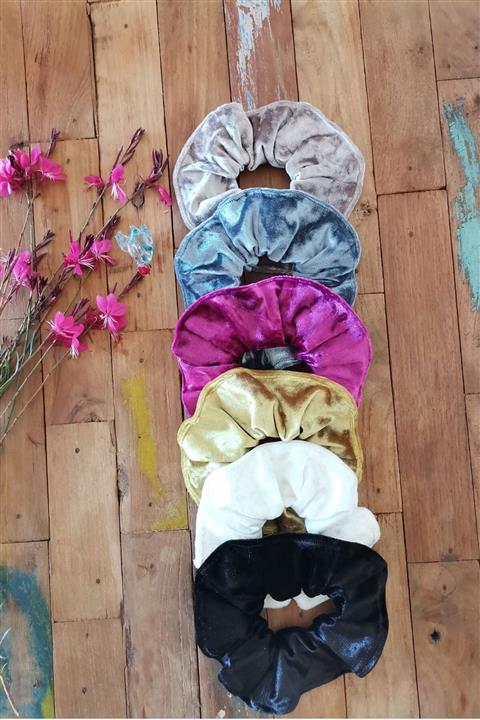 Activforte Kadife Lastik Toka Parlak 6 Lı