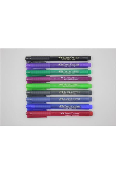 Faber Castell Broadpen 0.8mm Keçeli Kalem 9renk