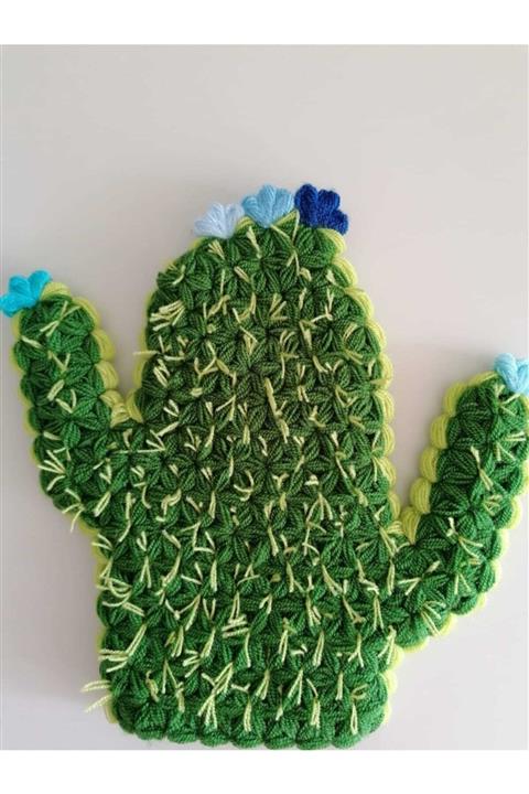 Nursenin Lifleri Kaktüs Örgü Kese Lif /kukla