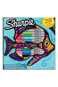 Sharpie Fine Permanent Markör 28li Kutu Balık