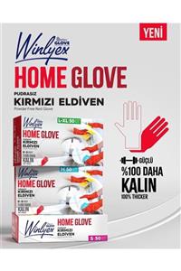 REFLEX GLOVE Home Glove Pudrasız Kırmızı Eldiven