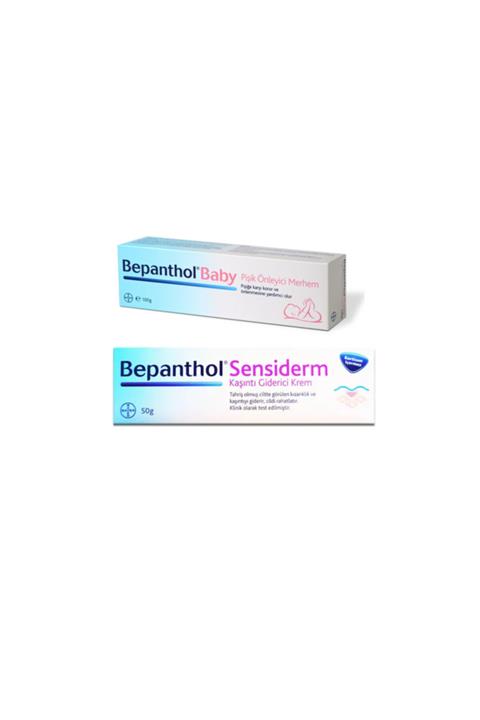 Bepanthol Pişik Önleyici Merhem 100 Gr + Kaşıntı Karşıtı Bakım Kremi 50 gr