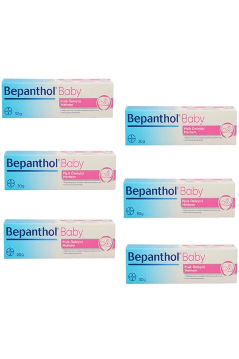 Bepanthol Baby Pişik Kremi 30 Gr 6 Adet