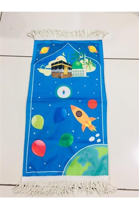 OSMANLI Kabe Görünümlü Uzay Yolu Model Çocuk Seccadesi Garson Boy