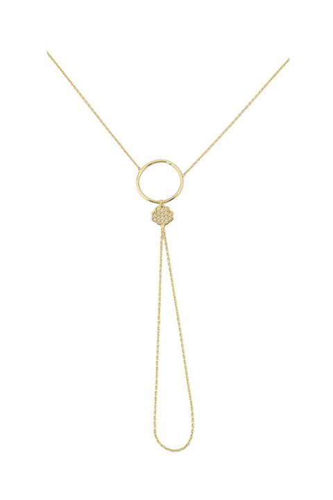 Goldium Jewellery Altın Halka Yonca Şahmeran