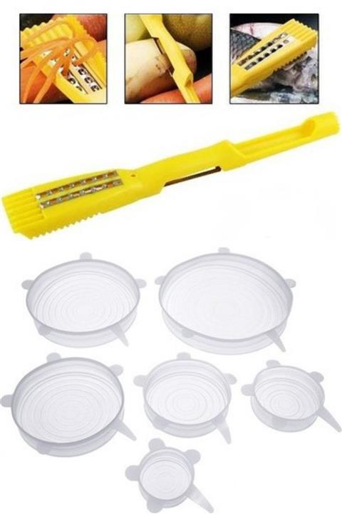 Yayke Rende Soyacak Smart Master 5+silikon Streç Kapak 6'lı Tencere Bonesi