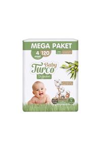 Baby Turco Doğadan Mega Paket 4 Numara 120 Li