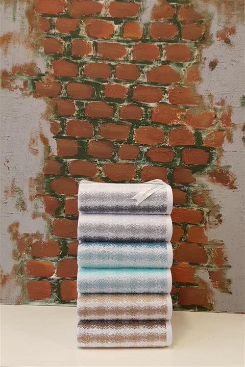 Özdilek Effect Mutfak Havlusu 6'lı - Gri Su Yeşili bej