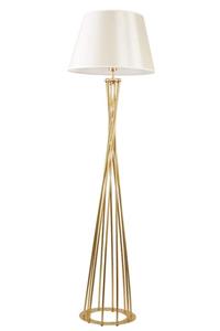 Rsylight Rys Retro Lambader Köşe Lambası Gold Krem Başlık 45cm Başlık