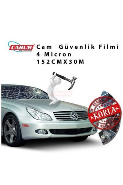 Nettedarikçisi Cam Filmi 152cmx30m Güvenlik Renkli 4ml%35