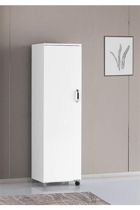 SİVAS GÖZDE MOBİLYA Beyaz Ekonomik Mutfak Kiler Erzak Dolabı 45x42x 160cm