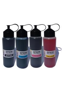 Duruink Epson L3151 L3070 L4150 4x500ml Mürekkep Seti Duruınk 4 Renk Kartuş Dolum Mürekkebi