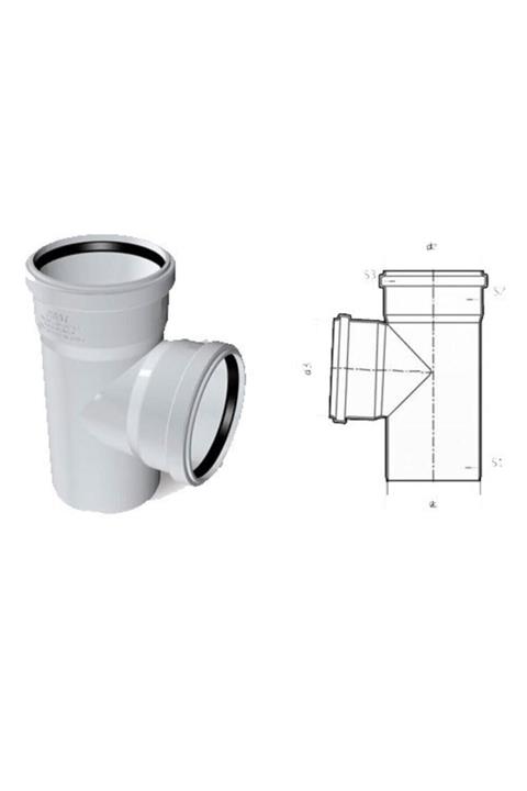 AKSUFEZ Pvc Te Çatal 100x70