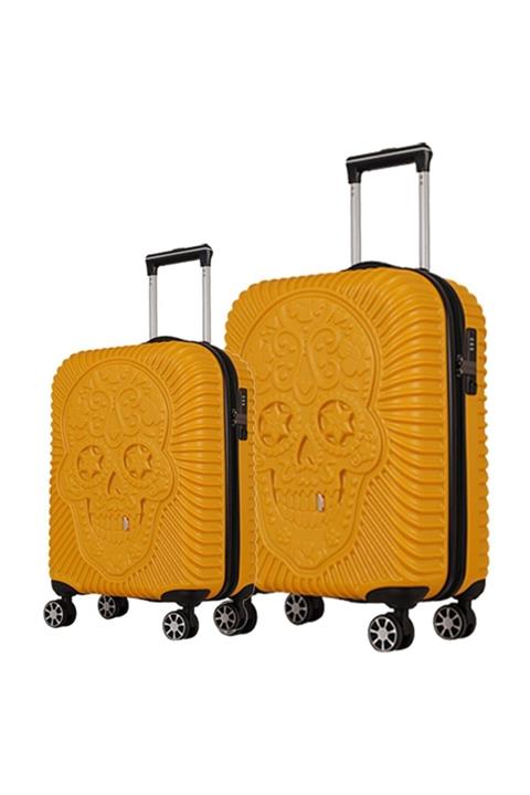 ÇÇS Abs İkili Valiz Orta Kabin 5180 Sarı