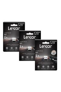 Lexar 128 Gb Jumpdrive S47 Usb 3.1 Flash Bellek 3lü Paket