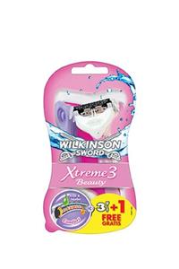 Wilkinson Xtreme 3 Beauty Oynar Başlıklı Tıraş Bıçağı 3+1 Avantaj Paketi