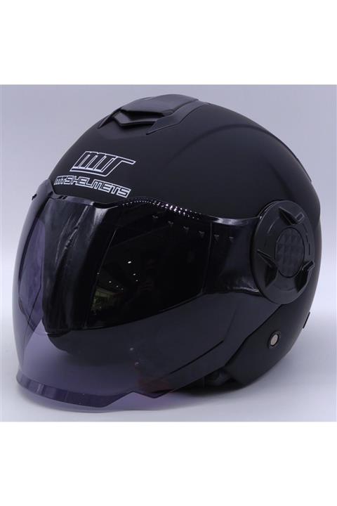 MTS -625 Güneş Vizörlü Açık Kaks (mat Siyah)