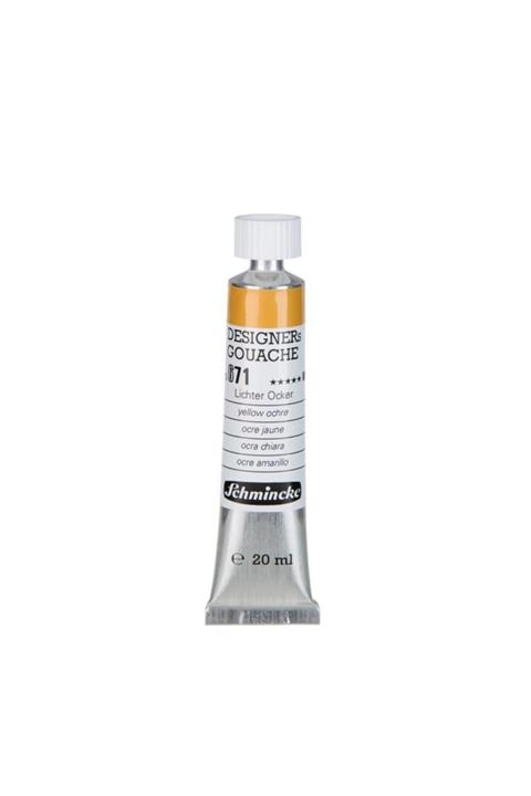 Schmincke : Designers' Gouache : Tüp Guaj Boya : 20 Ml : 671 Yellow Ochre