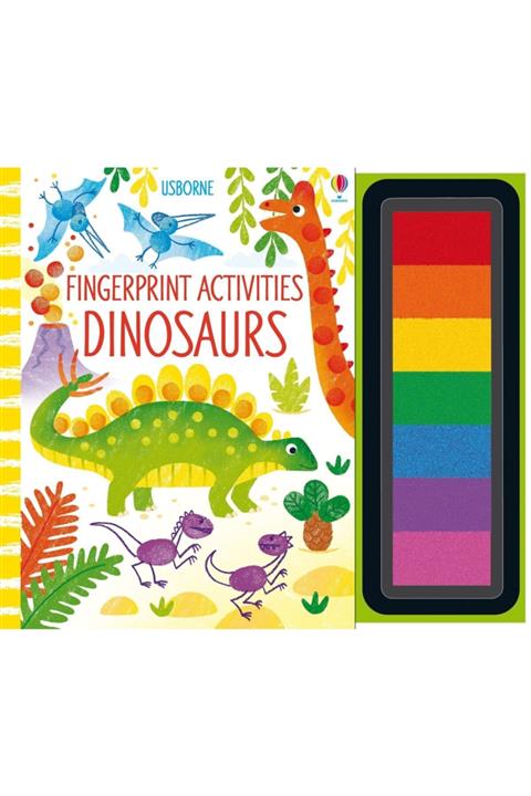 Usborne Fingerprint Activities Dinosaurs