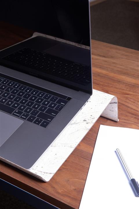 CAMBRO Laptop Sehpası 42x31cm Tripura Mermer