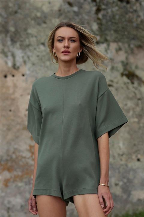 Bejh Official Baby Haki Şort Tulum