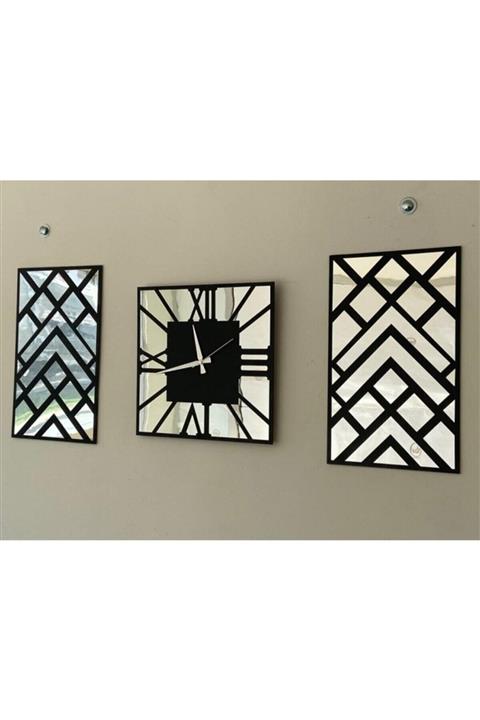 harika crown Aynalı Saat Ve Tablo Seti A101