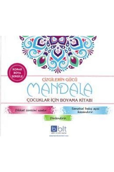 Bulut Yayınları Çizgilerin Gücü Mandala Çocuklar Için Boyama Kitabı