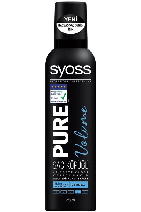 Syoss Pure Volume Saç Köpüğü 250ml
