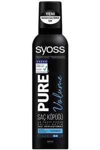 Syoss Pure Volume Saç Köpüğü 250ml