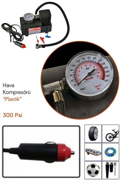 Chermik Pratik 300 Psı Lastik Şişirici Hava Kompresörü