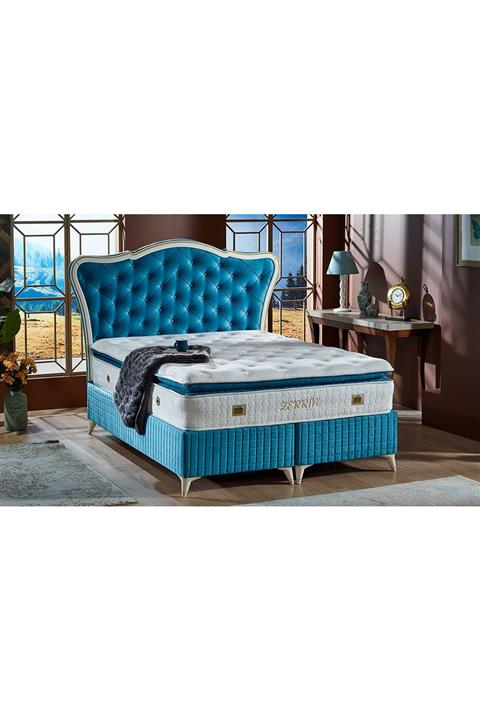 CaddeYıldız Zerrin Yatak Seti Baza + Başlık + Yatak