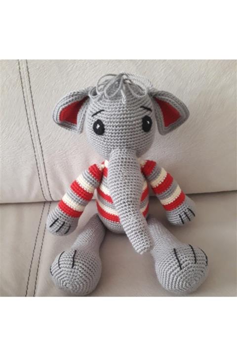 Sc Grup Amigurumi Örme Fil Uyku Arkadaşım