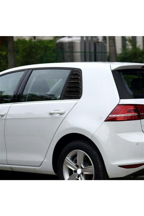 Carmind Vw Golf 7 - 7.5 Kelebek Cam Vizörü Piano Black 2013-2020