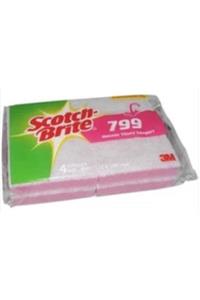 Scotch Brite 3m 799 Hassas Yüzey Temizlik Süngeri 4 Adet Paket