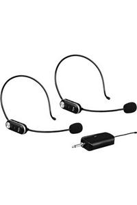 König K-506 Uhf Çiftli Headset Mikrofon