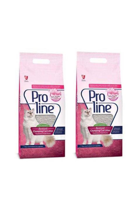 Pro Line Prolıne Bebek Pudralı Kedi Kumu 5 lt 2 Adet
