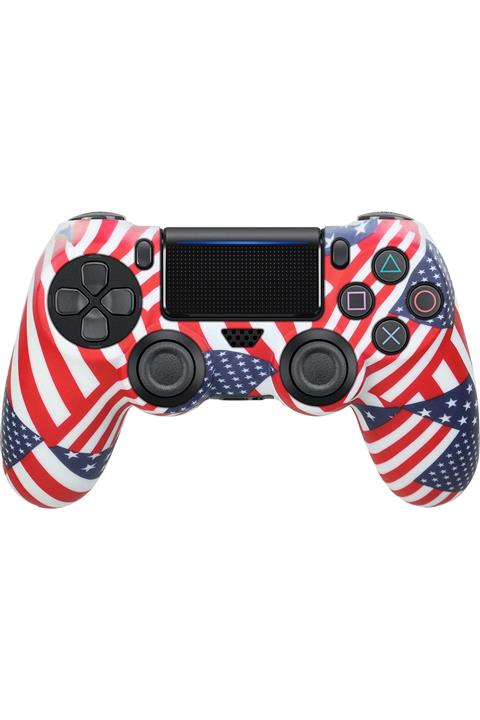 Khalkedon Ps4 Dualshock 4 Silikon Kılıfı - 24 Bayrak Amerika