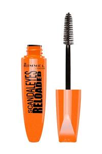 RIMMEL LONDON Siyah Maskara - Scandaleyes Reloaded Volume & Wear Mascara 001 Black 12 ml 3614222595526