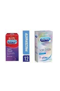 Durex Ekonomik Paket 12’li Yakın Hisset Ve 10’lu Yok Ötesi