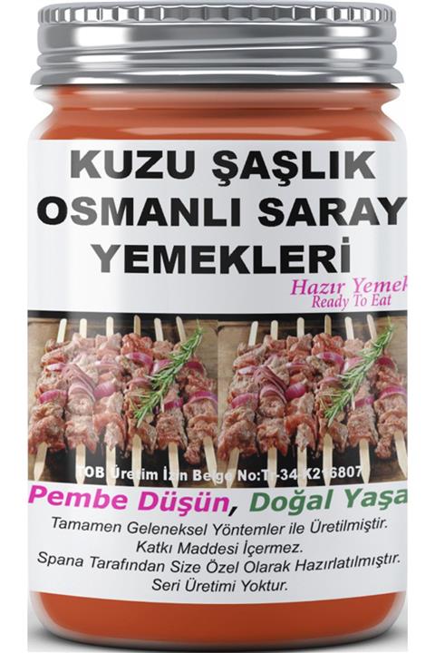 SPANA Kuzu Şaşlık Osmanlı Saray Yemekleri Ev Yapımı Katkısız 330gr