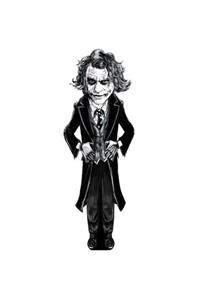 Aylak Adam Hobi -joker Karikatür Ayraç