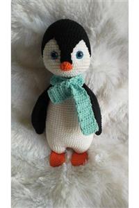 OYUNCAKPARK Şirin Penguen Amigurumi Organik Oyuncak