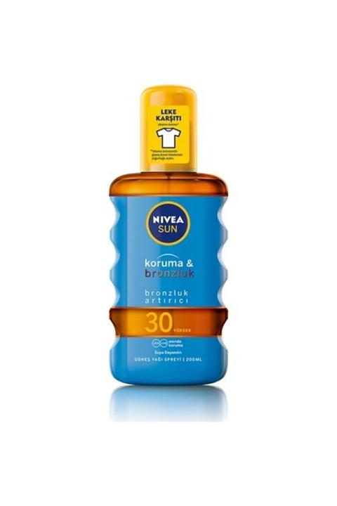 Nivea Sun Koruma & Bronzluk Bronzluk Arttırıcı & Koruyucu Güneş Yağı Spf 30 200 Ml
