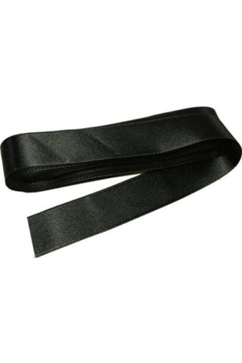 Aker Hediyelik Siyah Saten Kurdela 3cm 10m