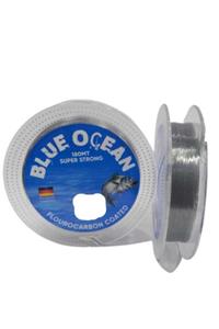 TİONE Olta Misinesi Blue Ocean Florocarbon Coated 0.21 Mm 15.8 Kg Çekerli 180 Metre